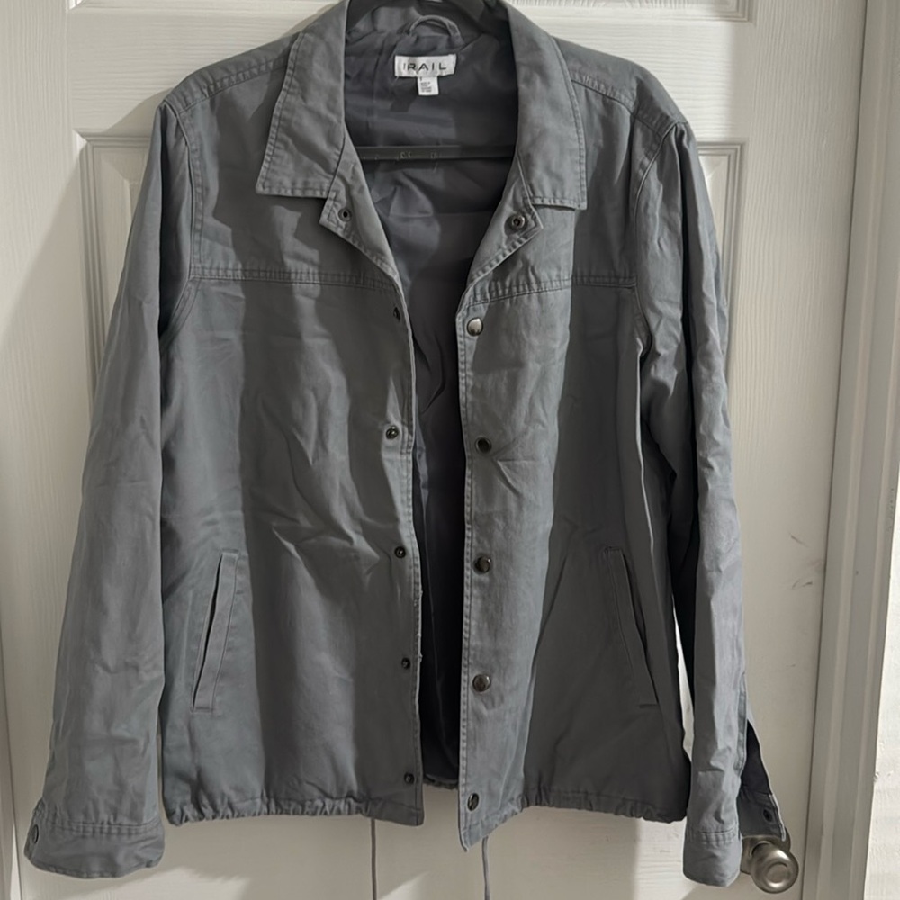 The gray  RAIL  Jacket size L